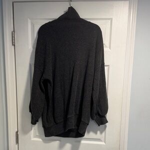 Women's Black Turtleneck Sweater